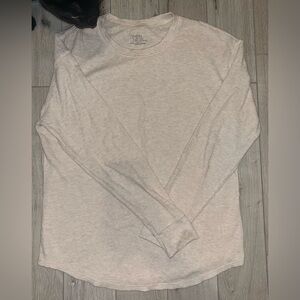 Cream Long Sleeve Shirt